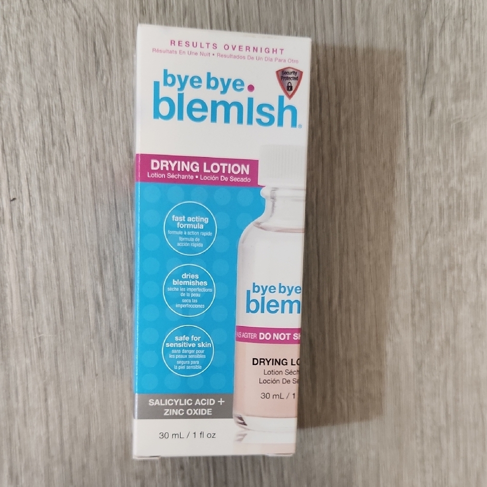 Bye Bye Blemish Acne Drying Lotion, On-the-Spot Pimple Treatment 30 mL 1 Fl Oz